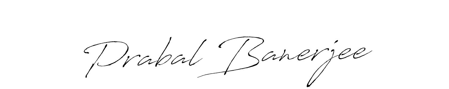 You should practise on your own different ways (Antro_Vectra) to write your name (Prabal Banerjee) in signature. don't let someone else do it for you. Prabal Banerjee signature style 6 images and pictures png