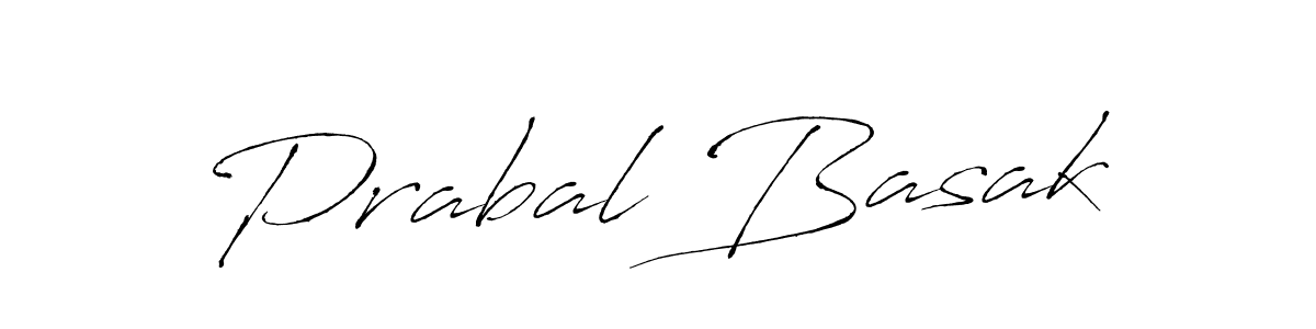 This is the best signature style for the Prabal Basak name. Also you like these signature font (Antro_Vectra). Mix name signature. Prabal Basak signature style 6 images and pictures png