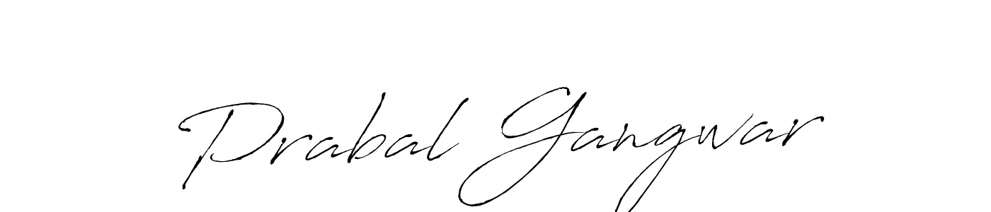 Prabal Gangwar stylish signature style. Best Handwritten Sign (Antro_Vectra) for my name. Handwritten Signature Collection Ideas for my name Prabal Gangwar. Prabal Gangwar signature style 6 images and pictures png