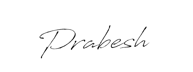 How to make Prabesh  name signature. Use Antro_Vectra style for creating short signs online. This is the latest handwritten sign. Prabesh  signature style 6 images and pictures png