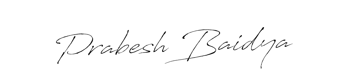 Make a beautiful signature design for name Prabesh Baidya. Use this online signature maker to create a handwritten signature for free. Prabesh Baidya signature style 6 images and pictures png