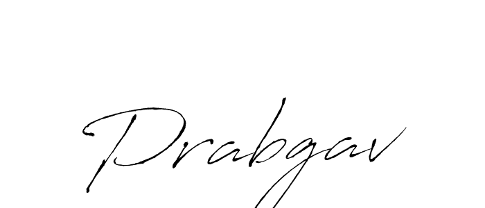 Design your own signature with our free online signature maker. With this signature software, you can create a handwritten (Antro_Vectra) signature for name Prabgav. Prabgav signature style 6 images and pictures png