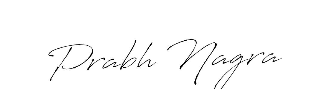Create a beautiful signature design for name Prabh Nagra. With this signature (Antro_Vectra) fonts, you can make a handwritten signature for free. Prabh Nagra signature style 6 images and pictures png