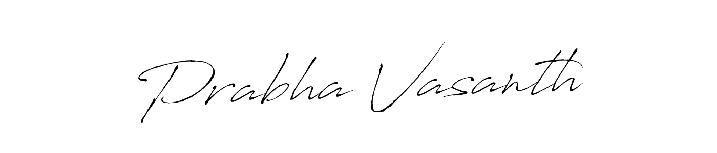 Antro_Vectra is a professional signature style that is perfect for those who want to add a touch of class to their signature. It is also a great choice for those who want to make their signature more unique. Get Prabha Vasanth name to fancy signature for free. Prabha Vasanth signature style 6 images and pictures png