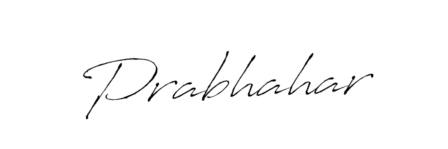 Create a beautiful signature design for name Prabhahar. With this signature (Antro_Vectra) fonts, you can make a handwritten signature for free. Prabhahar signature style 6 images and pictures png