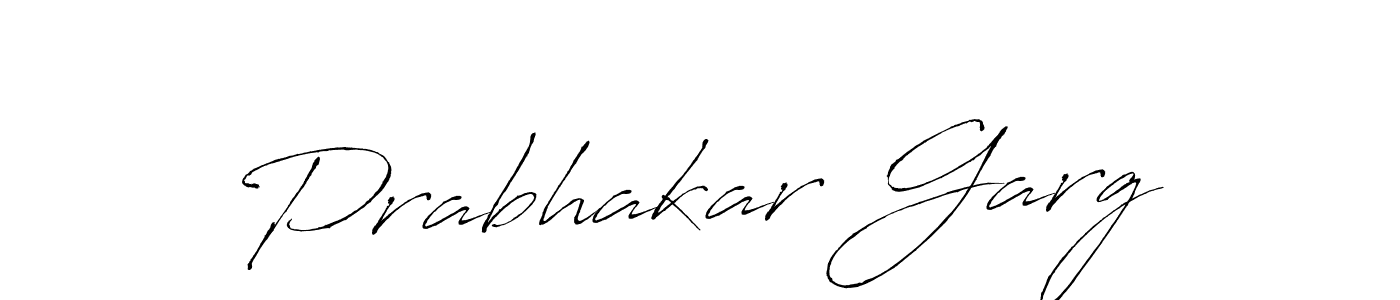 Create a beautiful signature design for name Prabhakar Garg. With this signature (Antro_Vectra) fonts, you can make a handwritten signature for free. Prabhakar Garg signature style 6 images and pictures png