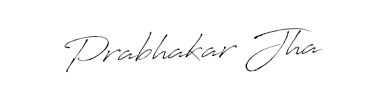 Design your own signature with our free online signature maker. With this signature software, you can create a handwritten (Antro_Vectra) signature for name Prabhakar Jha. Prabhakar Jha signature style 6 images and pictures png