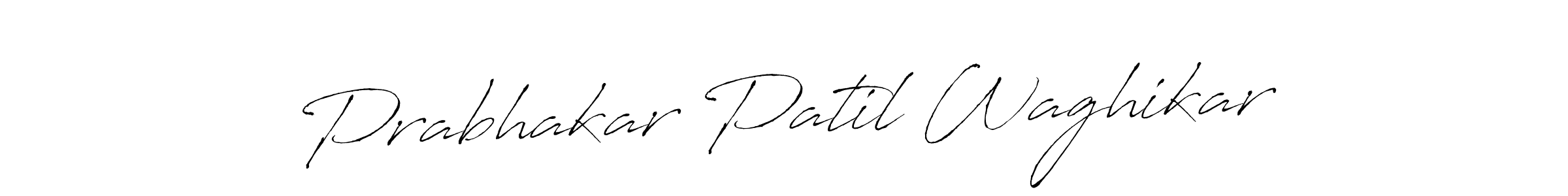 Design your own signature with our free online signature maker. With this signature software, you can create a handwritten (Antro_Vectra) signature for name Prabhakar Patil Waghikar. Prabhakar Patil Waghikar signature style 6 images and pictures png