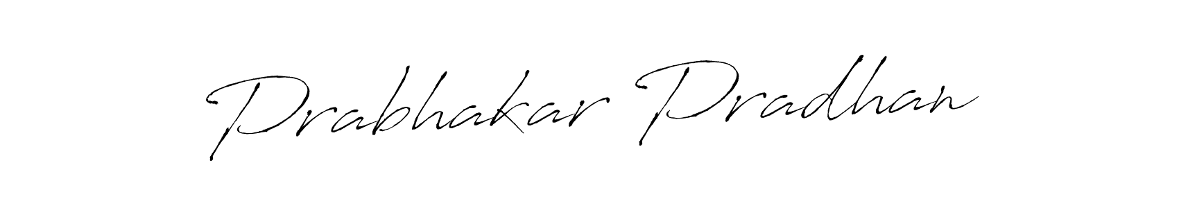 Design your own signature with our free online signature maker. With this signature software, you can create a handwritten (Antro_Vectra) signature for name Prabhakar Pradhan. Prabhakar Pradhan signature style 6 images and pictures png