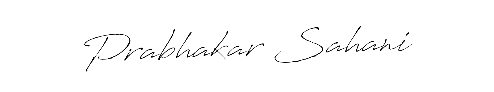 How to make Prabhakar Sahani signature? Antro_Vectra is a professional autograph style. Create handwritten signature for Prabhakar Sahani name. Prabhakar Sahani signature style 6 images and pictures png