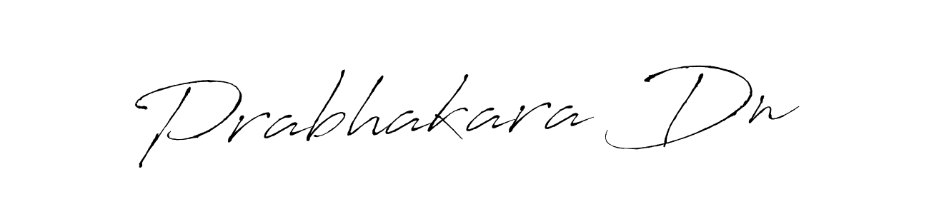 Create a beautiful signature design for name Prabhakara Dn. With this signature (Antro_Vectra) fonts, you can make a handwritten signature for free. Prabhakara Dn signature style 6 images and pictures png