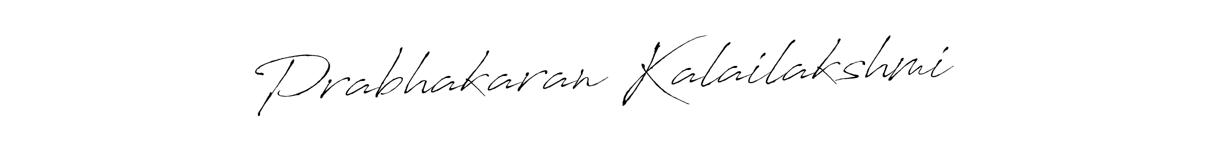 The best way (Antro_Vectra) to make a short signature is to pick only two or three words in your name. The name Prabhakaran Kalailakshmi include a total of six letters. For converting this name. Prabhakaran Kalailakshmi signature style 6 images and pictures png