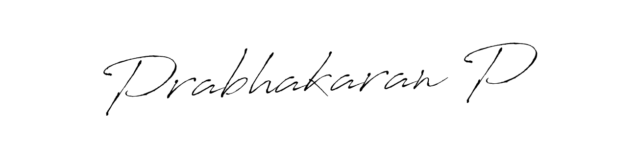 Use a signature maker to create a handwritten signature online. With this signature software, you can design (Antro_Vectra) your own signature for name Prabhakaran P. Prabhakaran P signature style 6 images and pictures png