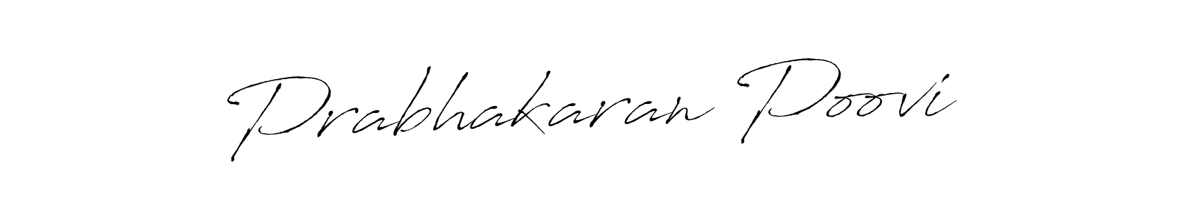 Antro_Vectra is a professional signature style that is perfect for those who want to add a touch of class to their signature. It is also a great choice for those who want to make their signature more unique. Get Prabhakaran Poovi name to fancy signature for free. Prabhakaran Poovi signature style 6 images and pictures png
