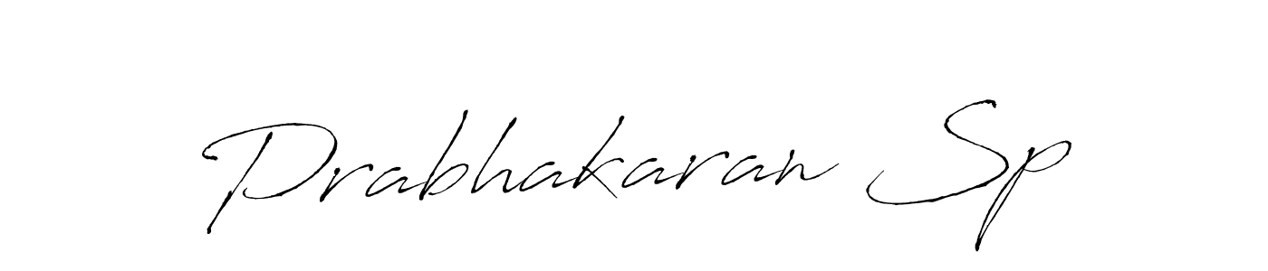 Also we have Prabhakaran Sp name is the best signature style. Create professional handwritten signature collection using Antro_Vectra autograph style. Prabhakaran Sp signature style 6 images and pictures png