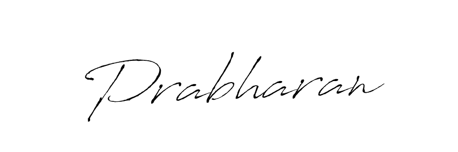 Create a beautiful signature design for name Prabharan. With this signature (Antro_Vectra) fonts, you can make a handwritten signature for free. Prabharan signature style 6 images and pictures png