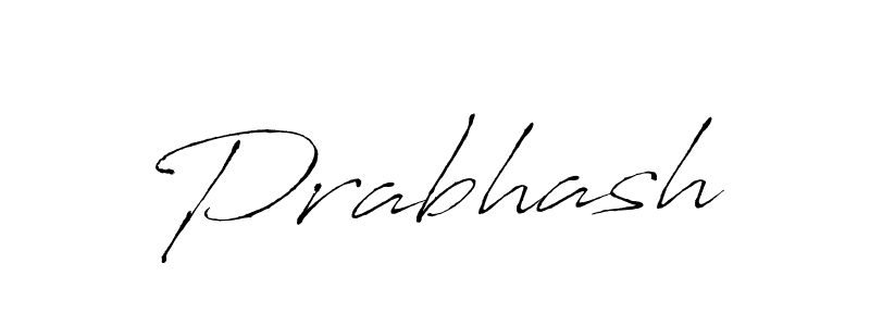 Prabhash stylish signature style. Best Handwritten Sign (Antro_Vectra) for my name. Handwritten Signature Collection Ideas for my name Prabhash. Prabhash signature style 6 images and pictures png