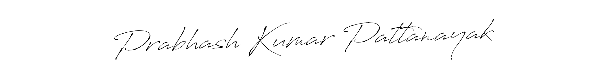 How to make Prabhash Kumar Pattanayak name signature. Use Antro_Vectra style for creating short signs online. This is the latest handwritten sign. Prabhash Kumar Pattanayak signature style 6 images and pictures png