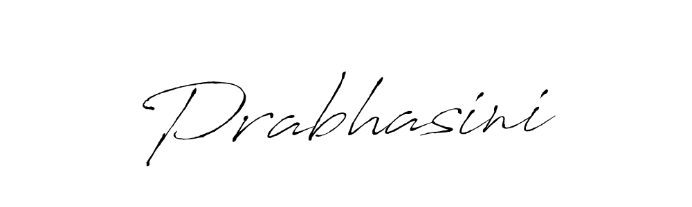 Make a beautiful signature design for name Prabhasini. With this signature (Antro_Vectra) style, you can create a handwritten signature for free. Prabhasini signature style 6 images and pictures png