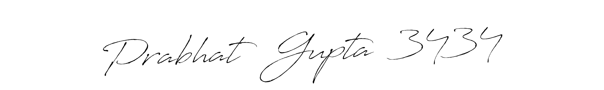 Also we have Prabhat  Gupta  3434 name is the best signature style. Create professional handwritten signature collection using Antro_Vectra autograph style. Prabhat  Gupta  3434 signature style 6 images and pictures png