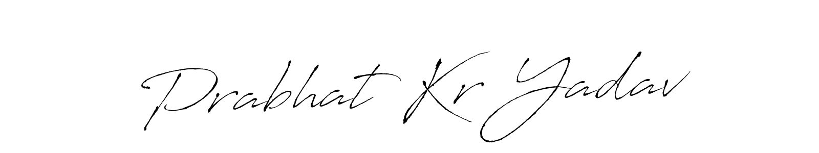 Also You can easily find your signature by using the search form. We will create Prabhat Kr Yadav name handwritten signature images for you free of cost using Antro_Vectra sign style. Prabhat Kr Yadav signature style 6 images and pictures png