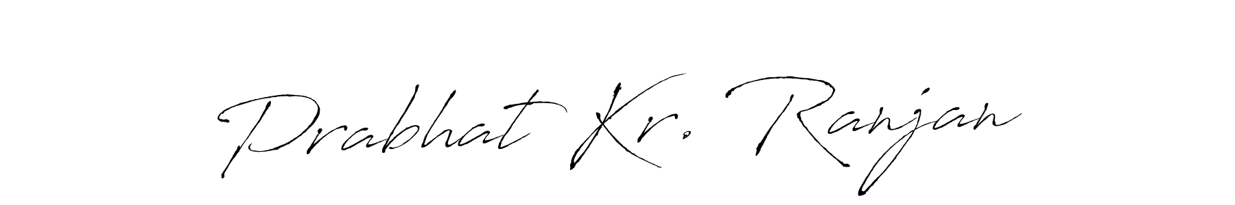 Create a beautiful signature design for name Prabhat Kr. Ranjan. With this signature (Antro_Vectra) fonts, you can make a handwritten signature for free. Prabhat Kr. Ranjan signature style 6 images and pictures png