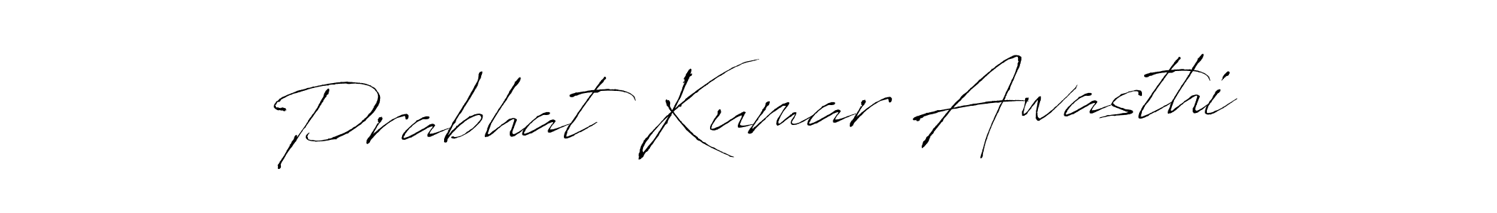 Use a signature maker to create a handwritten signature online. With this signature software, you can design (Antro_Vectra) your own signature for name Prabhat Kumar Awasthi. Prabhat Kumar Awasthi signature style 6 images and pictures png