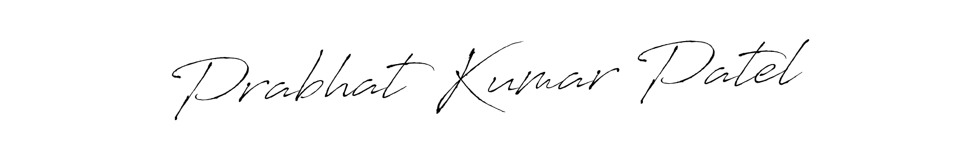 Design your own signature with our free online signature maker. With this signature software, you can create a handwritten (Antro_Vectra) signature for name Prabhat Kumar Patel. Prabhat Kumar Patel signature style 6 images and pictures png
