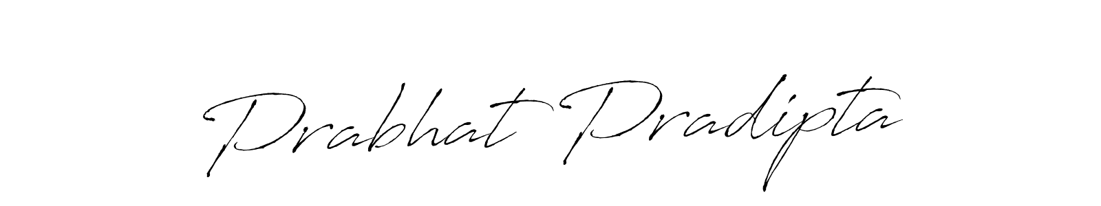 Make a beautiful signature design for name Prabhat Pradipta. With this signature (Antro_Vectra) style, you can create a handwritten signature for free. Prabhat Pradipta signature style 6 images and pictures png