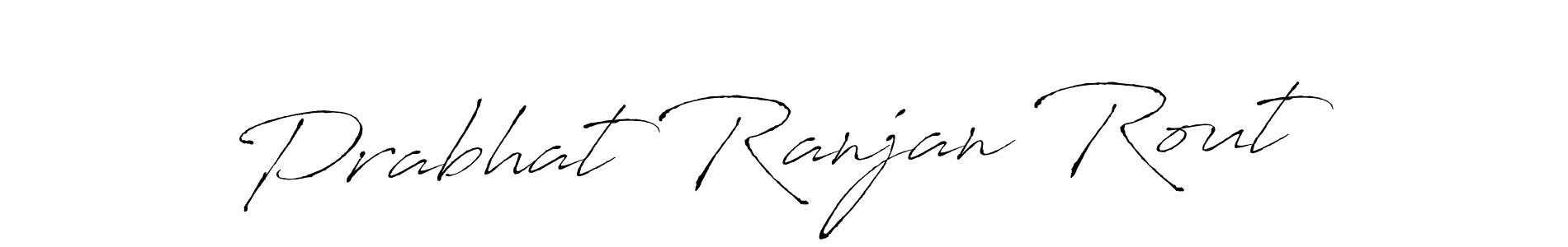 Prabhat Ranjan Rout stylish signature style. Best Handwritten Sign (Antro_Vectra) for my name. Handwritten Signature Collection Ideas for my name Prabhat Ranjan Rout. Prabhat Ranjan Rout signature style 6 images and pictures png