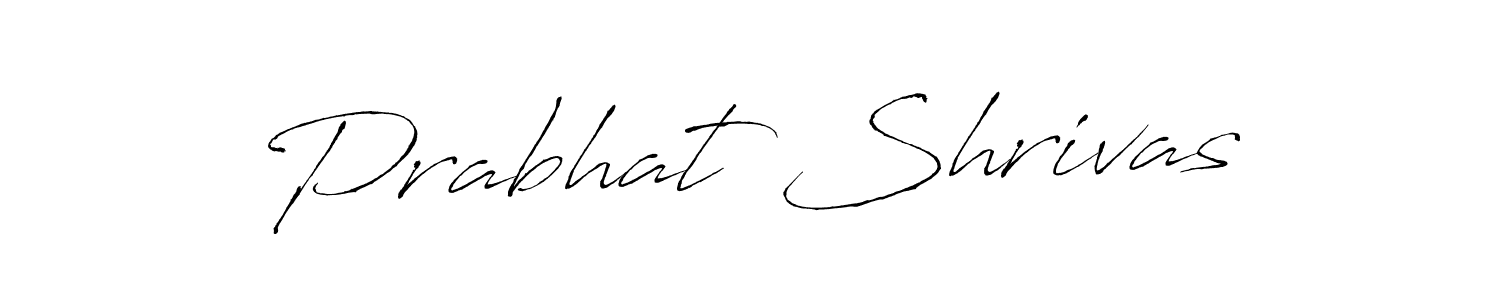 Create a beautiful signature design for name Prabhat Shrivas. With this signature (Antro_Vectra) fonts, you can make a handwritten signature for free. Prabhat Shrivas signature style 6 images and pictures png