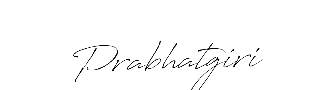 Make a beautiful signature design for name Prabhatgiri. With this signature (Antro_Vectra) style, you can create a handwritten signature for free. Prabhatgiri signature style 6 images and pictures png