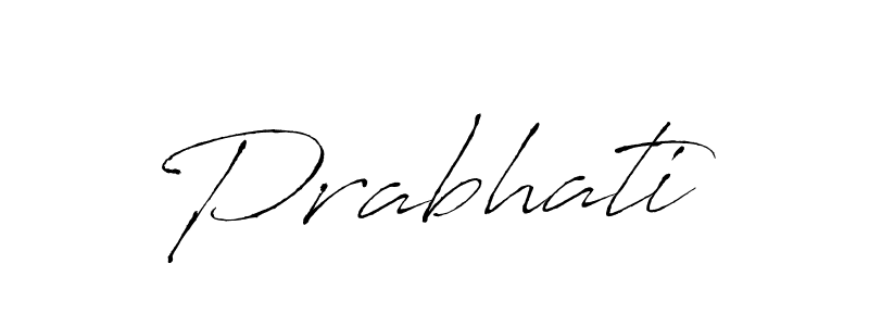 Prabhati stylish signature style. Best Handwritten Sign (Antro_Vectra) for my name. Handwritten Signature Collection Ideas for my name Prabhati. Prabhati signature style 6 images and pictures png