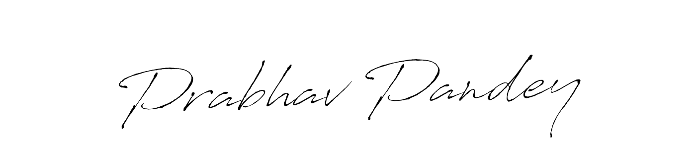 Create a beautiful signature design for name Prabhav Pandey. With this signature (Antro_Vectra) fonts, you can make a handwritten signature for free. Prabhav Pandey signature style 6 images and pictures png
