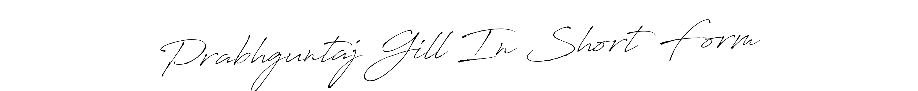 Prabhguntaj Gill In Short Form stylish signature style. Best Handwritten Sign (Antro_Vectra) for my name. Handwritten Signature Collection Ideas for my name Prabhguntaj Gill In Short Form. Prabhguntaj Gill In Short Form signature style 6 images and pictures png