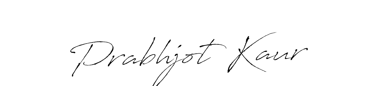 How to make Prabhjot Kaur signature? Antro_Vectra is a professional autograph style. Create handwritten signature for Prabhjot Kaur name. Prabhjot Kaur signature style 6 images and pictures png