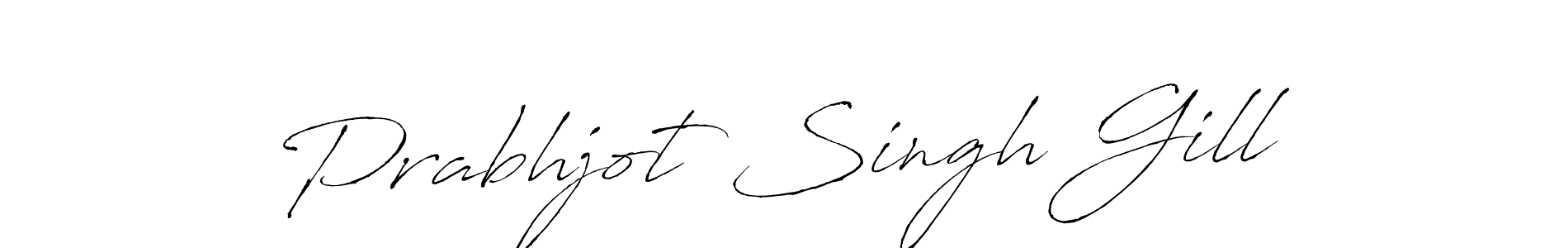 Design your own signature with our free online signature maker. With this signature software, you can create a handwritten (Antro_Vectra) signature for name Prabhjot Singh Gill. Prabhjot Singh Gill signature style 6 images and pictures png