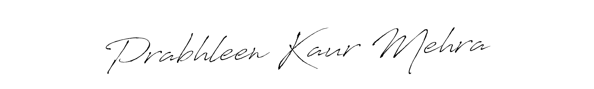 Also we have Prabhleen Kaur Mehra name is the best signature style. Create professional handwritten signature collection using Antro_Vectra autograph style. Prabhleen Kaur Mehra signature style 6 images and pictures png