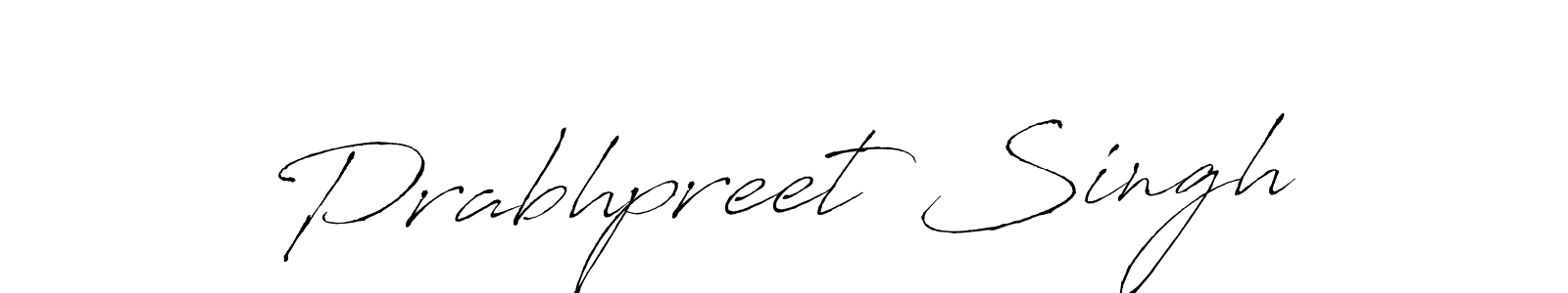 Design your own signature with our free online signature maker. With this signature software, you can create a handwritten (Antro_Vectra) signature for name Prabhpreet Singh. Prabhpreet Singh signature style 6 images and pictures png