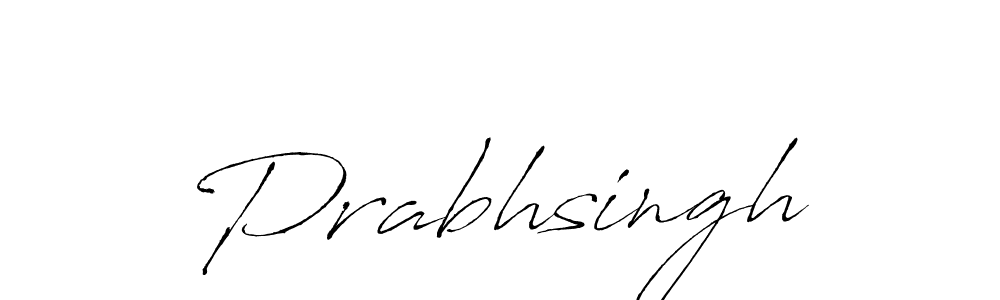 Use a signature maker to create a handwritten signature online. With this signature software, you can design (Antro_Vectra) your own signature for name Prabhsingh. Prabhsingh signature style 6 images and pictures png