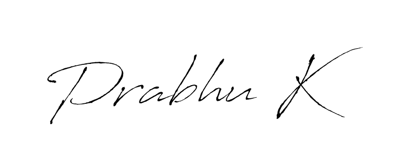 You should practise on your own different ways (Antro_Vectra) to write your name (Prabhu K) in signature. don't let someone else do it for you. Prabhu K signature style 6 images and pictures png