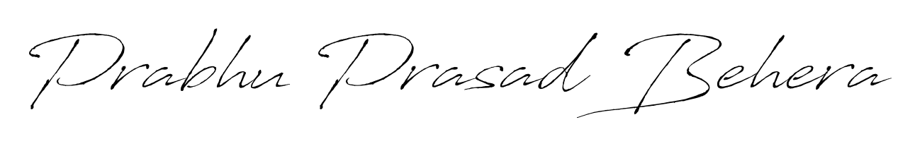 Make a beautiful signature design for name Prabhu Prasad Behera. With this signature (Antro_Vectra) style, you can create a handwritten signature for free. Prabhu Prasad Behera signature style 6 images and pictures png