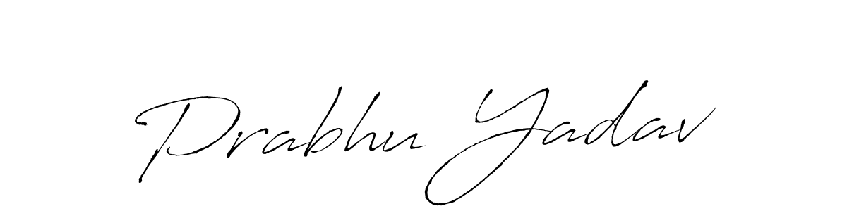 Design your own signature with our free online signature maker. With this signature software, you can create a handwritten (Antro_Vectra) signature for name Prabhu Yadav. Prabhu Yadav signature style 6 images and pictures png
