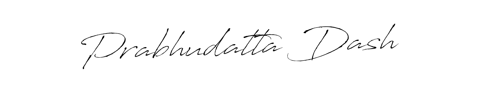 Antro_Vectra is a professional signature style that is perfect for those who want to add a touch of class to their signature. It is also a great choice for those who want to make their signature more unique. Get Prabhudatta Dash name to fancy signature for free. Prabhudatta Dash signature style 6 images and pictures png