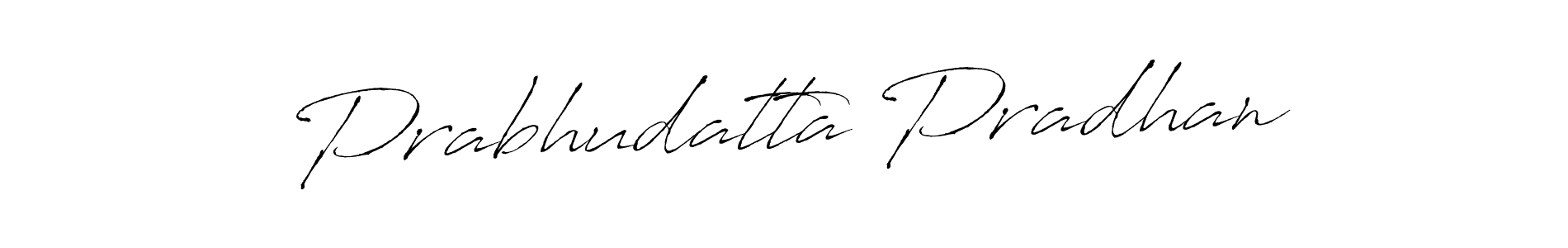 Make a short Prabhudatta Pradhan signature style. Manage your documents anywhere anytime using Antro_Vectra. Create and add eSignatures, submit forms, share and send files easily. Prabhudatta Pradhan signature style 6 images and pictures png