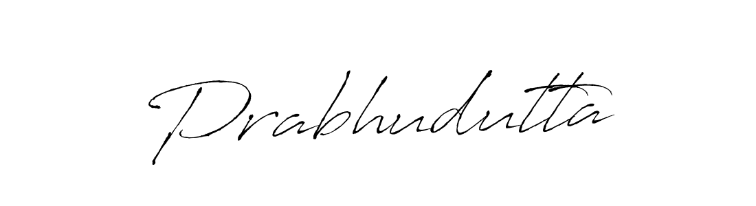 Design your own signature with our free online signature maker. With this signature software, you can create a handwritten (Antro_Vectra) signature for name Prabhudutta. Prabhudutta signature style 6 images and pictures png