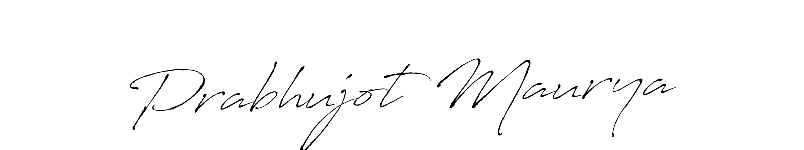 It looks lik you need a new signature style for name Prabhujot Maurya. Design unique handwritten (Antro_Vectra) signature with our free signature maker in just a few clicks. Prabhujot Maurya signature style 6 images and pictures png