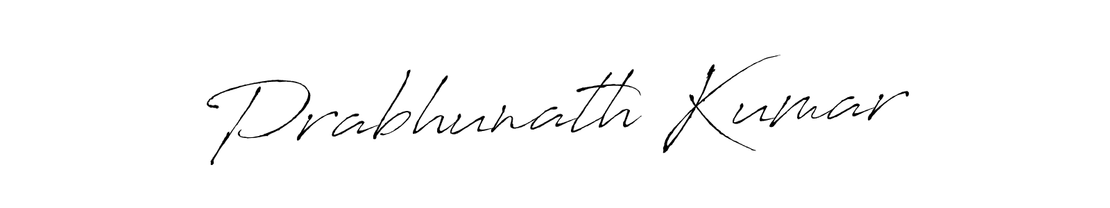 Use a signature maker to create a handwritten signature online. With this signature software, you can design (Antro_Vectra) your own signature for name Prabhunath Kumar. Prabhunath Kumar signature style 6 images and pictures png