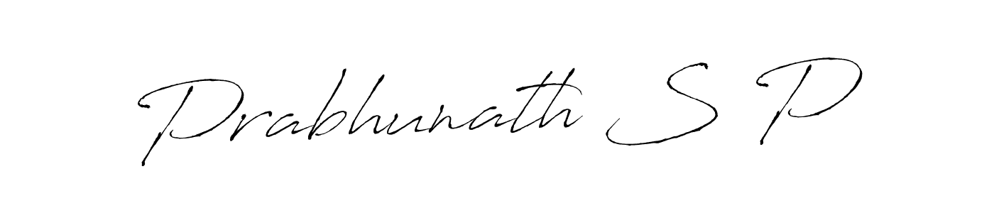 Prabhunath S P stylish signature style. Best Handwritten Sign (Antro_Vectra) for my name. Handwritten Signature Collection Ideas for my name Prabhunath S P. Prabhunath S P signature style 6 images and pictures png