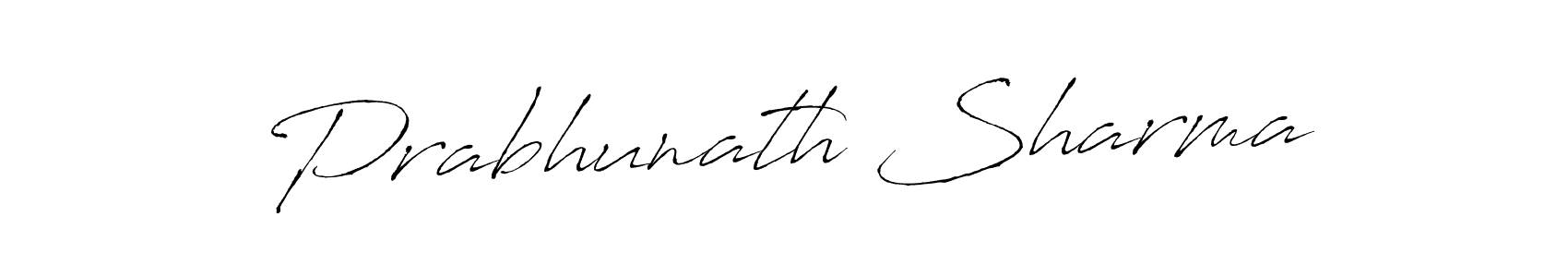 You should practise on your own different ways (Antro_Vectra) to write your name (Prabhunath Sharma) in signature. don't let someone else do it for you. Prabhunath Sharma signature style 6 images and pictures png